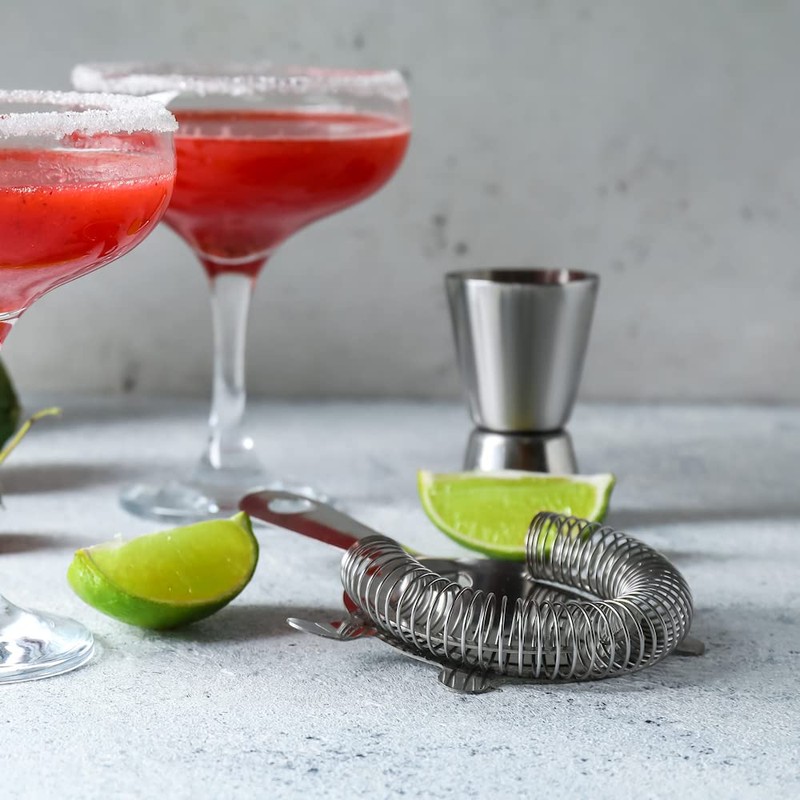 BarBits 4 Prong Cocktail Strainer - Professional Stainless Steel Hawthorne