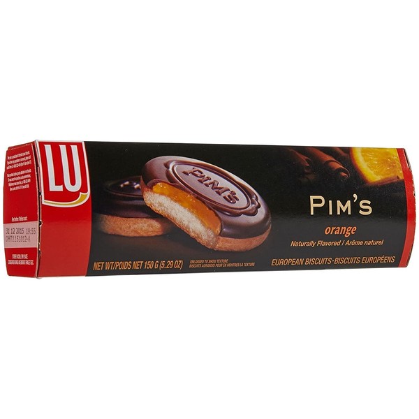 LU Biscuits European Biscuits - Pim's With Orange Filling - 5.29 Ounces