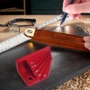 Ieron Angle Finder Tool Red Aluminium Bevel Gauge Protractor For