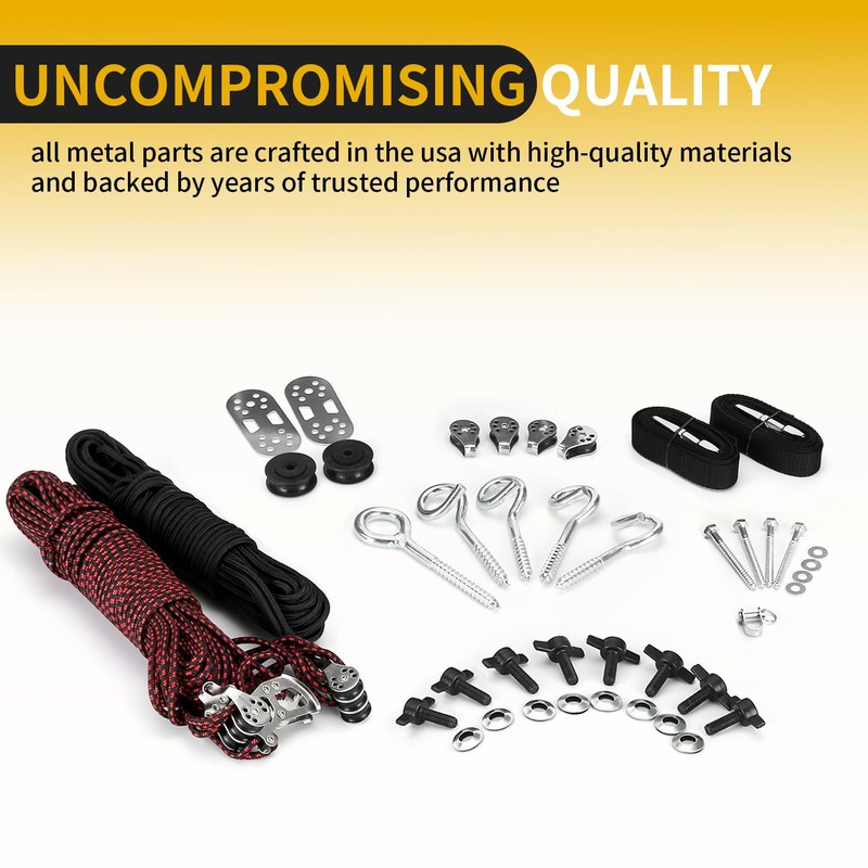 Hard Top Removal Lift for Jeep Wrangler, Compatible with All