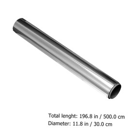 Mikinona 4Rolls High Temperature Aluminum Foil Double Sided for Baking BBQ and Cooking Safe for Food Contact Moisture Retaining for Seafood and Stews