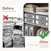Criusia Bed Sheet Organizers and Storage, 6 Pack Foldable Linen