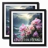 2 Pack Diamond Painting Wood Frames, Suitable for 12x12 in/30x30