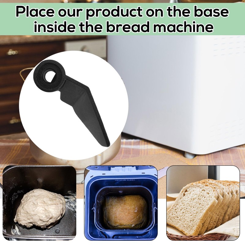 2pcs Bread Maker Kneading Paddle for CBK-110KP, Aluminum Alloy Bread