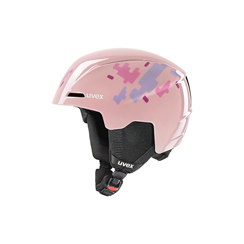 uvex Unisex Children's Viti Ski Helmet, Pink Puzzle, 51-55 cm