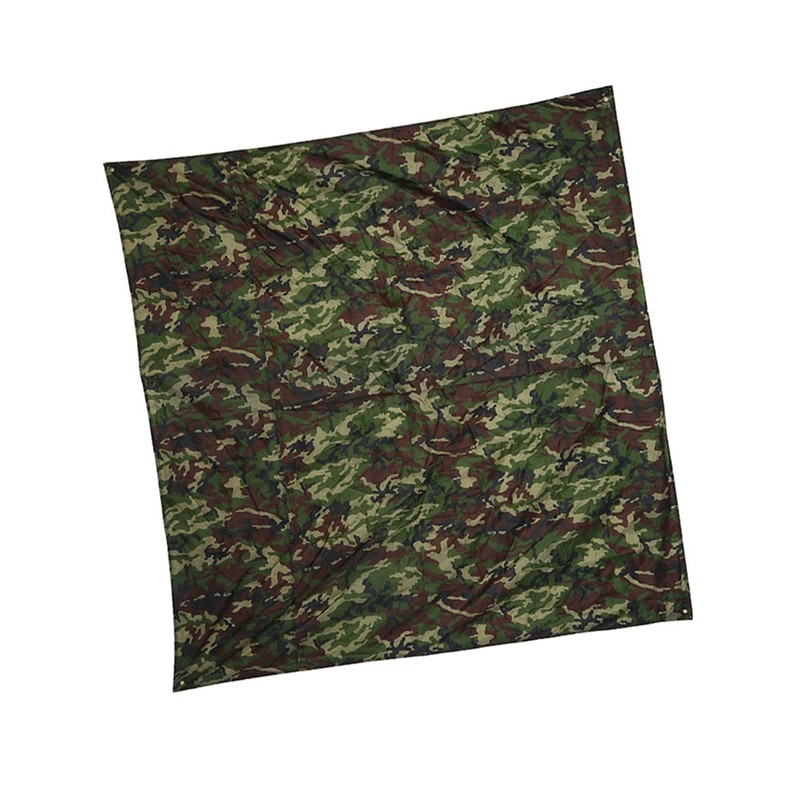 Camouflage Outdoor Portable Lightweight Rainproof Mat RainTent Tarp Shelter (2*2m)