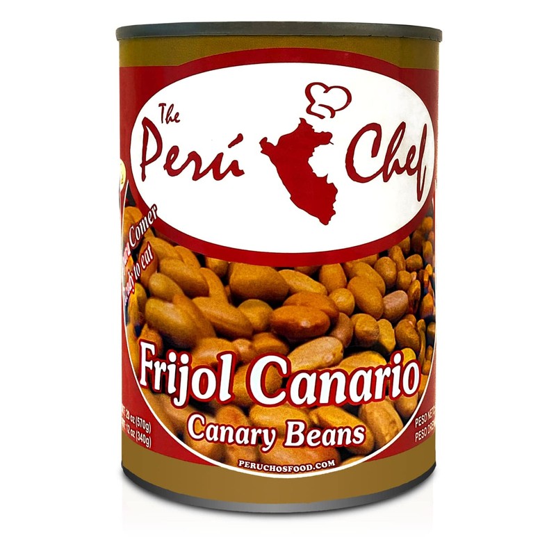 Peruchef Frijol Canario en Lata 20 oz | Canary Beans