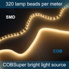 INDARUN Warm White Cob Led Strip Light 5m, Led Tape