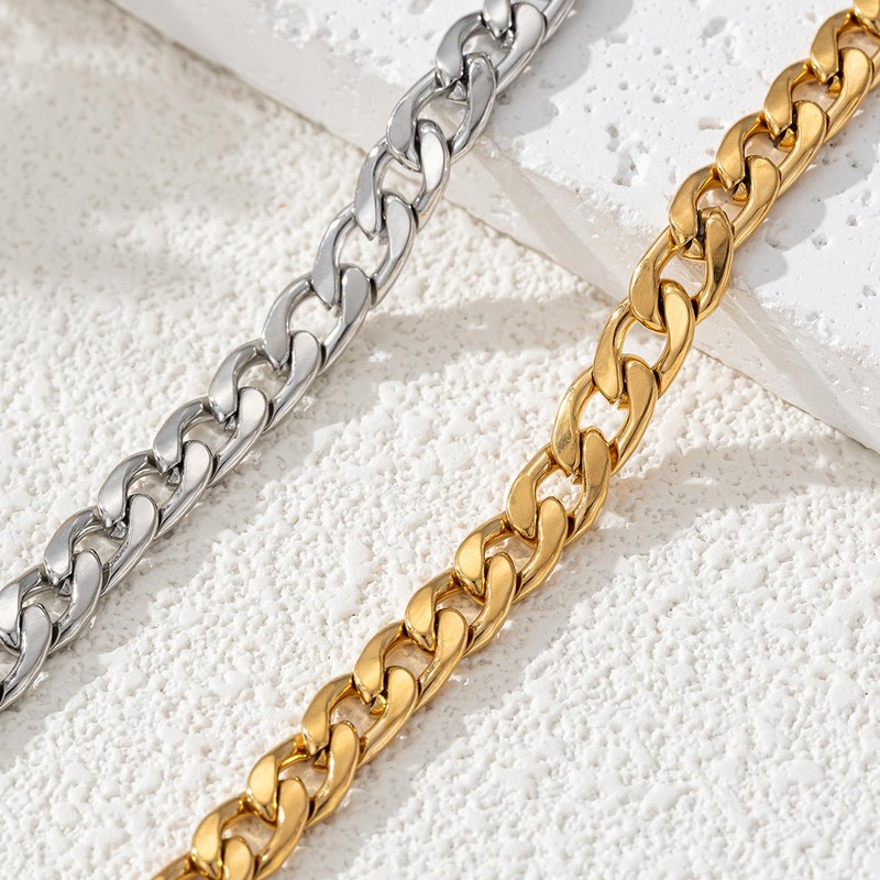 ALYXUY Sliver Necklace for Women,Dainty Chunky Sliver Necklace Sliver Chain