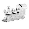Silver Plated Train Money Bank