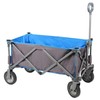 PORTAL Collapsible Folding Utility Wagon Quad Compact Outdoor Garden Camping