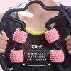 AngeliqueShop 360°回転マッサージローラー 軽量 (ブルー)