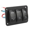 5Pin 3 Gang Rocker Switch Panel Led Light Bar Switch
