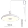 HOREVO Plug-in Pendant Light with Remote Control, Bluetooth Speaker, and