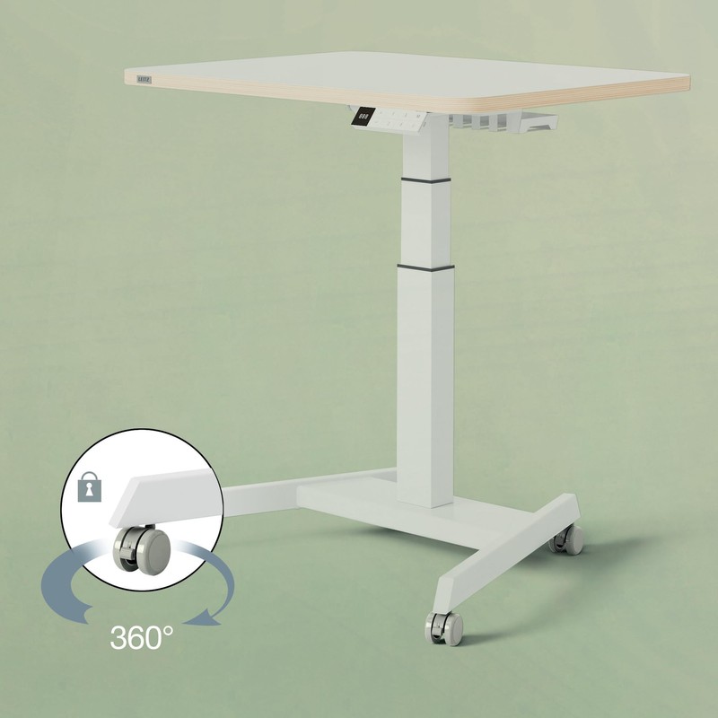 Leitz Ergo Desk Caster Wheels Heavy Duty Swivel Castors with