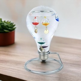 ROCKING GIFTS Thermometer Galileo Glass Ball 15cm Indoor Outdoor Analogue Floating Coloured Balls