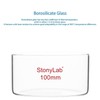 stonylab Crystallizing Dish, Thick-Wall High Borosilicate Glass Crystallizing Dishes for