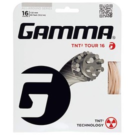 Gamma TNT2 Tour 16G Tennis String, Natural