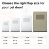 Decormax Replacement Flap for Dog and Cat Doors Including Screws,