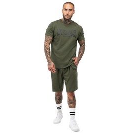 Lonsdale Men's Moy Tracksuit, Olive/Black