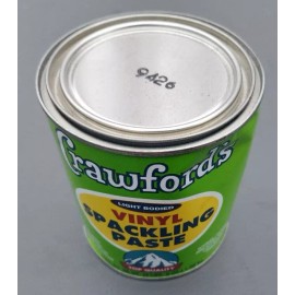 Crawfords 31904 1qt Vinyl Spackling Paste, Dented