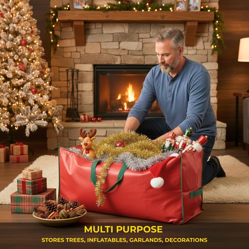 SHATCHI Christmas Tree Storage Bag, Holds up to 2.5 m