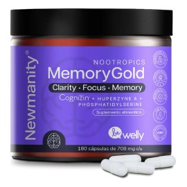 Suplemento en cpsula Newmanity MineralesVitaminas de MemoryGold x 708mg                                                                               
