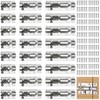 NINGYER 24 Pieces Sliding Latch, Stainless Steel Deadbolt Lock with