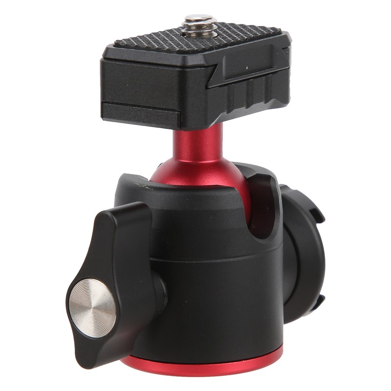 Tripod Ball Heads Metal 360 Degree Rotating with Cold Shoe