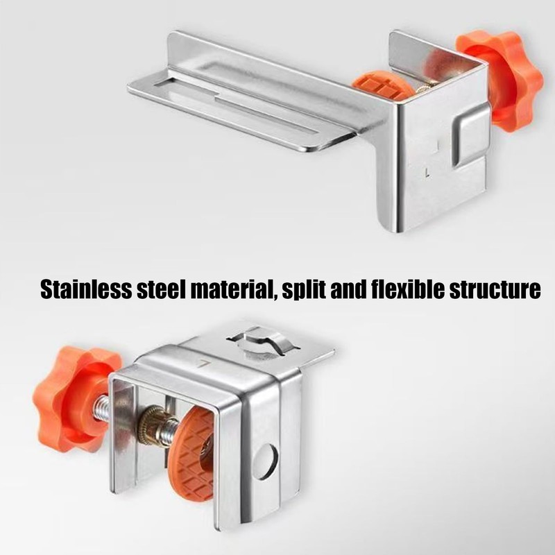 Drawer Front Installation Clamps,2X Fixing Clamp For Cabinets - Adjustable