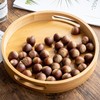 Serving Tray Bamboo Wood Color Round Tray For Water Tea
