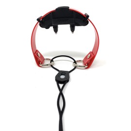Sparky Pet Co - ECollar Replacement Strap - Bungee Dog Collar - Waterproof - Adjustable - Secure Nexus Wheel Lock - for Electronic Training & Invisible Fence Systems - 1" (Red)