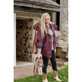 Legendary Whitetails Women's Standard Saddle Country Shirt Jacket, Rusty Maroon, X-Large