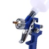 Blue Gravity Feed HVLP Mini Air Paint Spray Gun Low