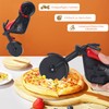 Motorcycle Pizza Cutter, Stainless Steel Plastic Funny Pizza Wheel, Pizza