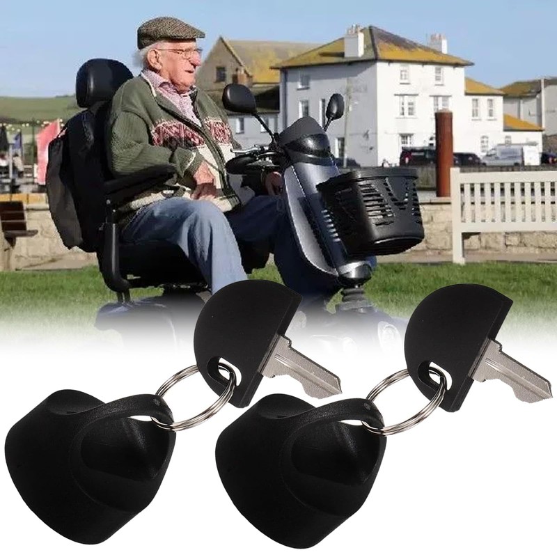 Alriedy 2 Sets Replacement Keys for Pride Mobility Scooters -