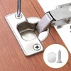 UFURMATE Hinge Dowel Inserts, 180 Pack Plastic Hinge Dowel Inserts