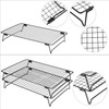 QWORK Stackable Cooling Racks for Baking and Cooking, 2 Pack