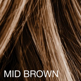 Mane Hair Thickening Fibres - twin pack (Mid Brown) 15 grams