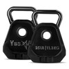 Yes4All 25lbs - Pair Olympic Weight Plate & Kettlebell Combination,Upgraded