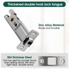 Square Pocket Door Lock, Satin Nickel Pocket Door Hardware, Sliding