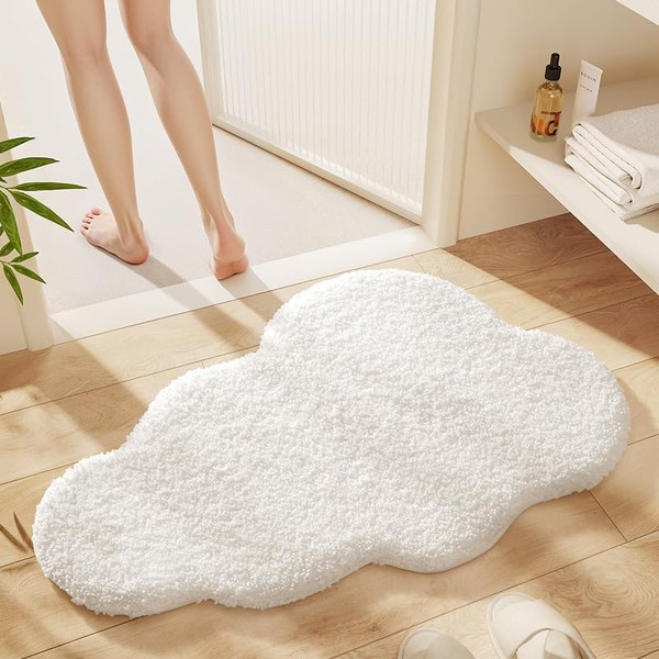 Ankah Ocean Design Bath Mat, with A Beach Scene, Water