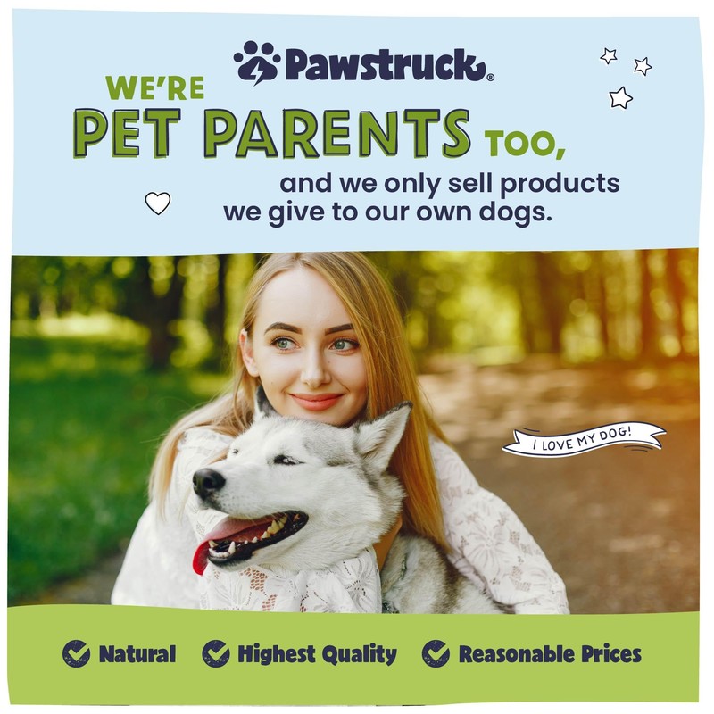 Pawstruck Natural Knee Cap Dog Bones - Treats for Aggressive