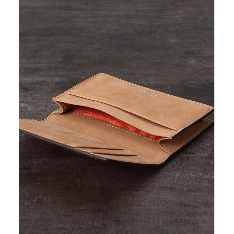 Takeokikuchi Soft & Natural Mini Mesh Leather Business Card Holder,