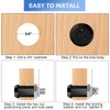 Sissinda Black RV Storage Locks, 7/8” Fits 9/16” Max Door