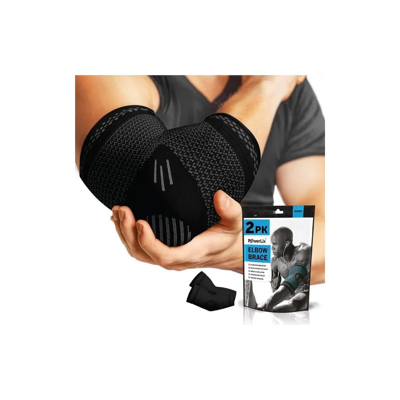 Coderas Elásticas De Compresión Protección Deportiva,par, L