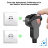 Schuko Plug Flat Extra Flat Earthing Contact Angle Plug with