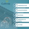 CULTIVEA - Gutter Screen Made of Galvanised Steel (80 mm
