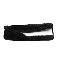 ENGEL GERMANY Sheepskin Nose Band Cover lambskin colour black (Nase)