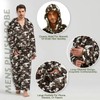 FashGudim mens big and tall robe long full length camo